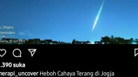 viral cahaya langit jogja