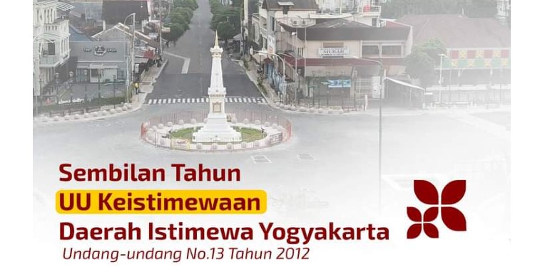 Sembilan Tahun Undang Undang Keistimewaan Daerah Istimewa Yogyakarta