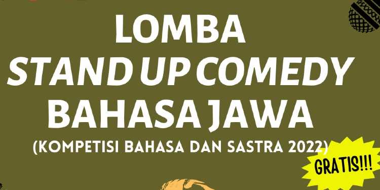 Lomba Stand Up Comedy Bahasa Jawa