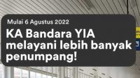 KA Bandara YIA per 6 Agustus 2022