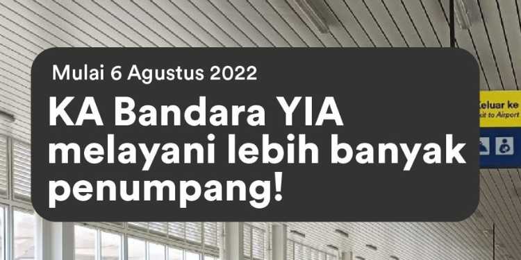 KA Bandara YIA per 6 Agustus 2022