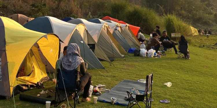 Camping di Potrobayan Bantul