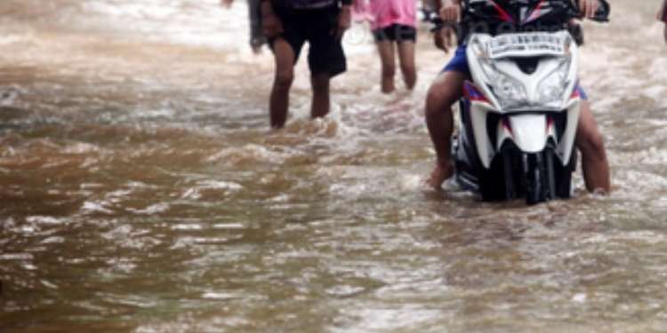 ilustrasi banjir genangan