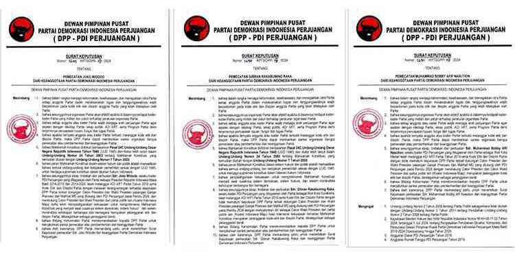 pdip pecat jokowi