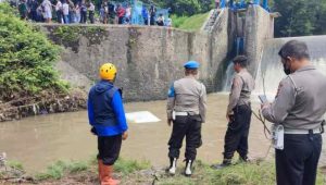 mobil masuk sungai