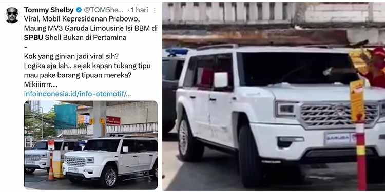 Mobil presiden prabowo