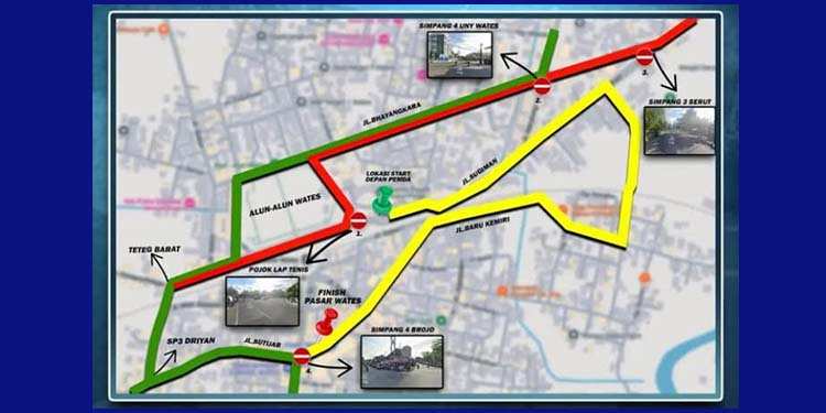 rekayasa lalu lintas takbir keliling