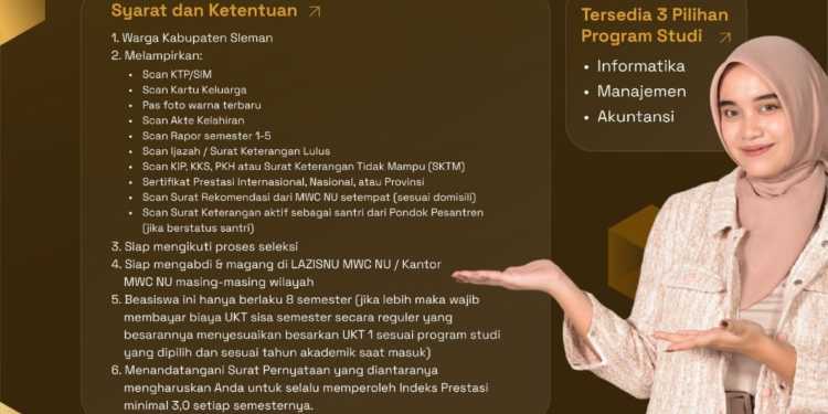 LAZISNU Sleman Scolarship