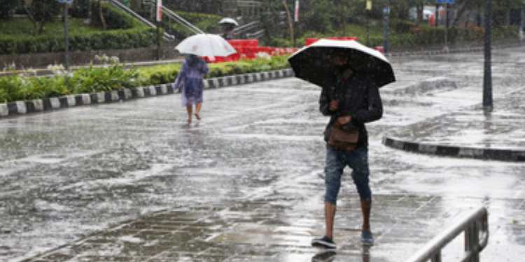 hujan ringan