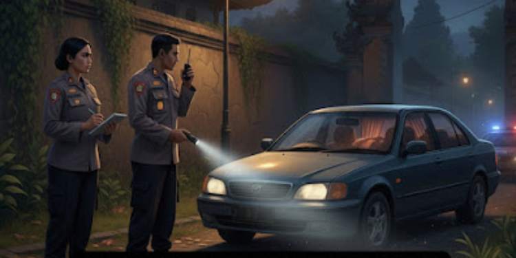 mobil bergoyang