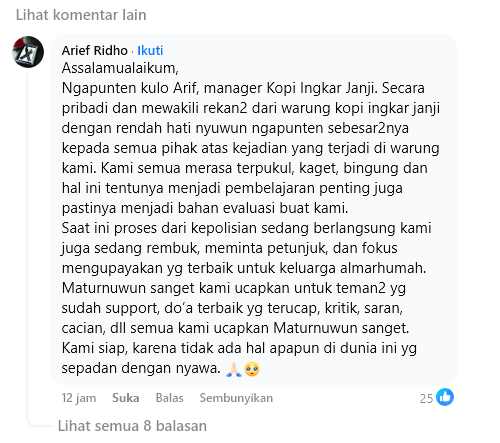 arief Kopi Ingkar Janji