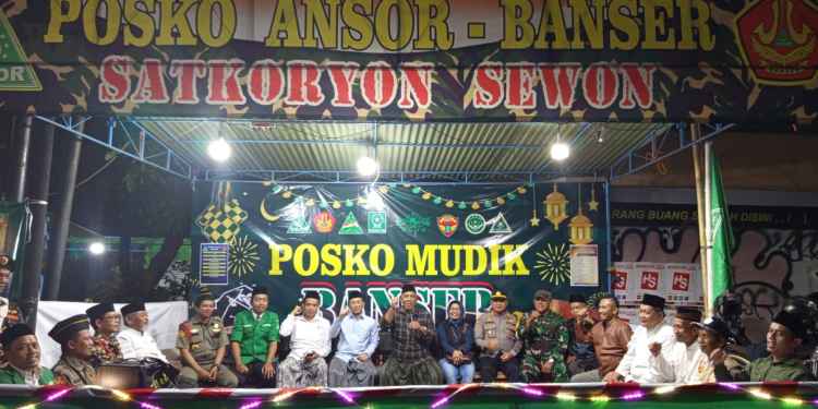 posko mudik banser