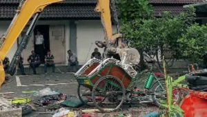 bentor dihancurkan
