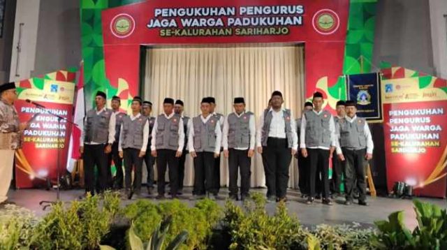 pengukuhan jaga warga