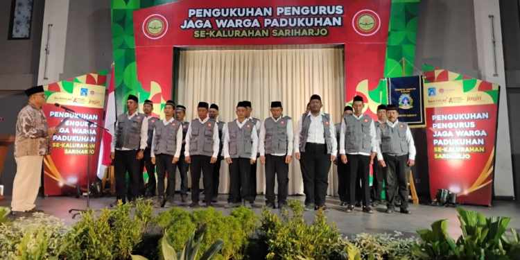 pengukuhan jaga warga